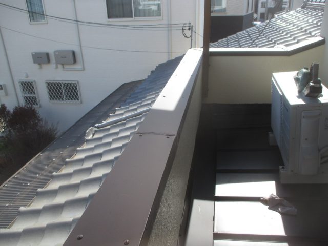 加古川市で笠木交換完了